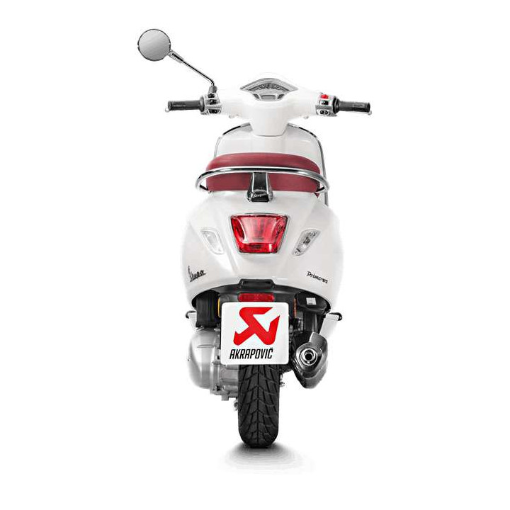 Silencieux homologué Akrapovic Inox Vespa Primera 125i.e 3V 17-