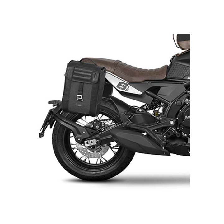 Shad SR38 BLACK pannier kit + spacers (M0SM62SR) SEIMMEZZO 650 SCR/STR Shad SR38 BLACK pannier kit + spacers (M0SM62SR) SEIMMEZZO 650 SCR/STR