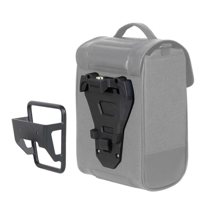 Shad SR38 BLACK pannier kit + spacers (M0SM62SR) SEIMMEZZO 650 SCR/STR Shad SR38 BLACK pannier kit + spacers (M0SM62SR) SEIMMEZZO 650 SCR/STR