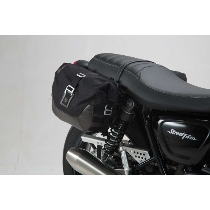 SW-Motech LEGEND GEAR LC1 rider bags + SLC Triumph STREET TWIN spacers