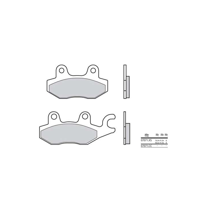 Ceramic Brake Pads BREMBO 07071CC