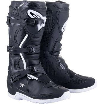 Bottes moto cross ALPINESTARS TECH 3 ENDURO WATERPRROOF BLACK/WHITE