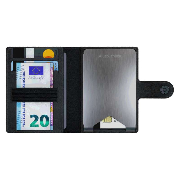 Portefeuille avec lampe Ledlenser LITE WALLET Marron