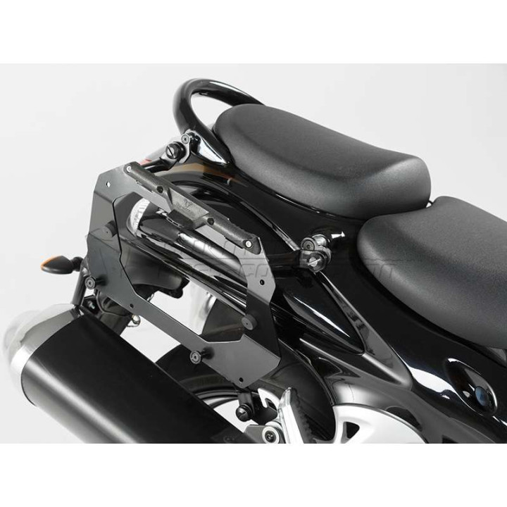 Supports latéraux SW-Motech QUICK-LOCK EVO CONTOUR Suzuki HAYABUSA 08-