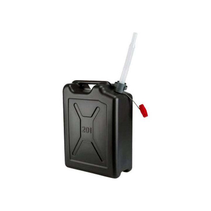 Jerrican essence polyéthylène noir Pressol 20 litres