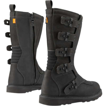Bottes moto Icon 1000 ELSINORE 2 NOIR