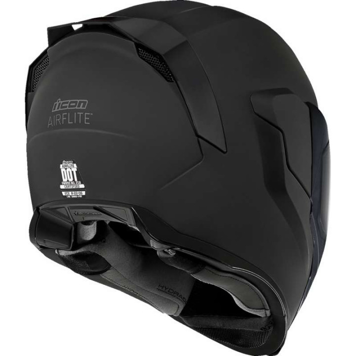 Casque moto Icon AIRFLITE DARK RUBATONE