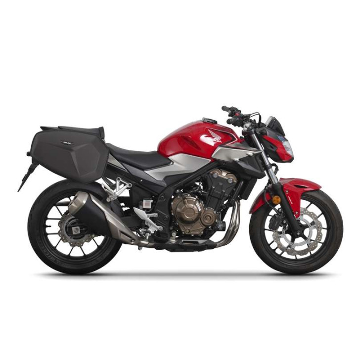 Sacoches cavalières Shad E48SR + écarteurs CB500F/CBR500R (H0CB51SR)