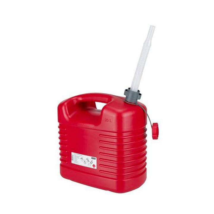 Jerrican essence polyéthylène rouge Pressol 20 litres