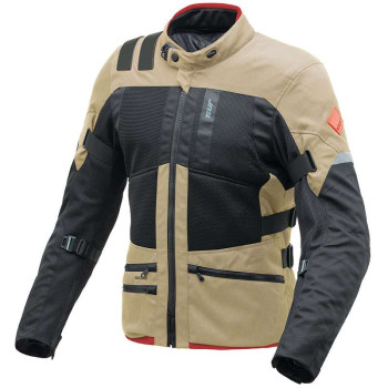 Veste moto T.UR TRANSFER HYDROSCUD Noir/Sable