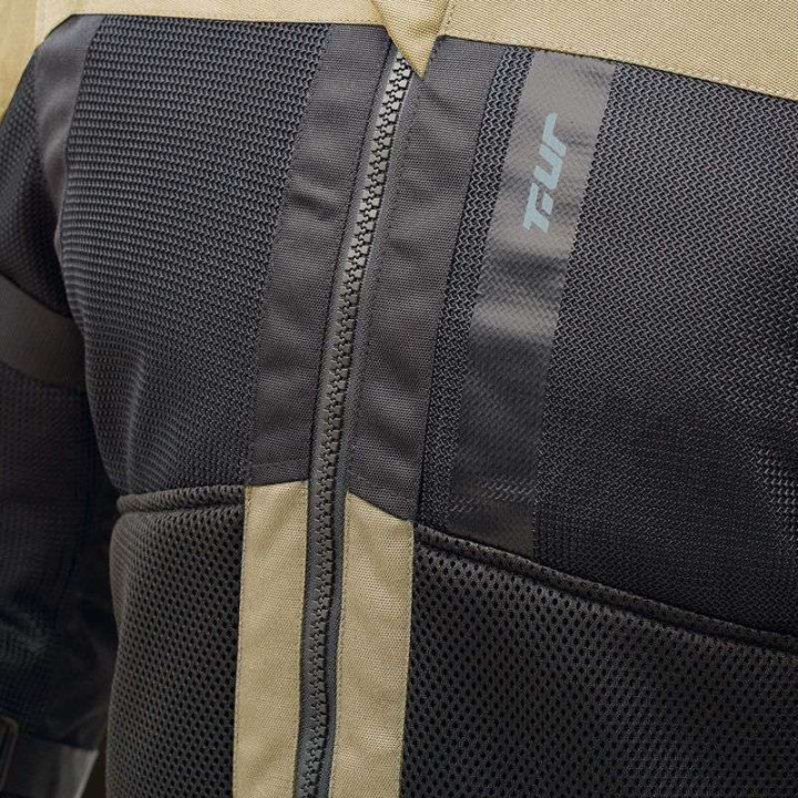 Veste moto T.UR TRANSFER HYDROSCUD Noir/Sable