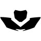 Fonds de plaque cross Blackbird Honda CRF250/450 14-