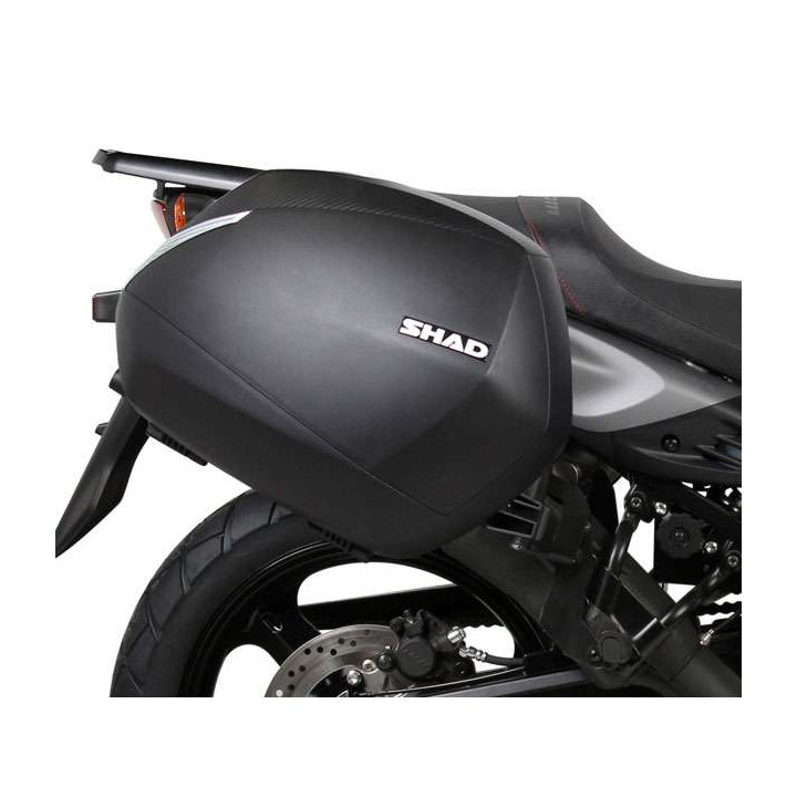 Kit suitcases Shad SH36 + 3P supports (S0VS63IF) Suzuki DL650 V-STROM 12-16 Kit suitcases Shad SH36 + 3P supports (S0VS63IF) Suzuki DL650 V-STROM 12-16