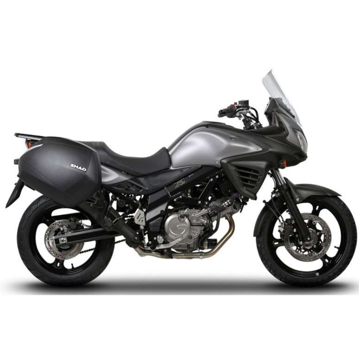 Kit suitcases Shad SH36 + 3P supports (S0VS63IF) Suzuki DL650 V-STROM 12-16 Kit suitcases Shad SH36 + 3P supports (S0VS63IF) Suzuki DL650 V-STROM 12-16