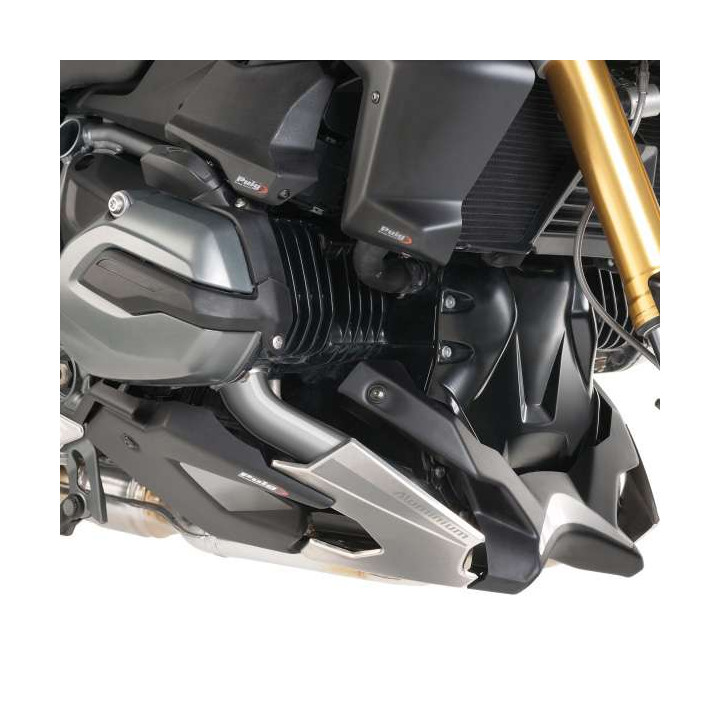 Sabot moteur Puig noir mat (7690J) BMW R1200R/RS
