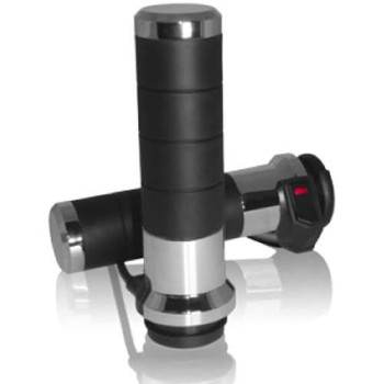 Poignées chauffantes KOSO Titan-X pour Harley Davidson Cable Throttle 125/25mm Poignées chauffantes KOSO Titan-X pour Harley Davidson Cable Throttle 125/25mm