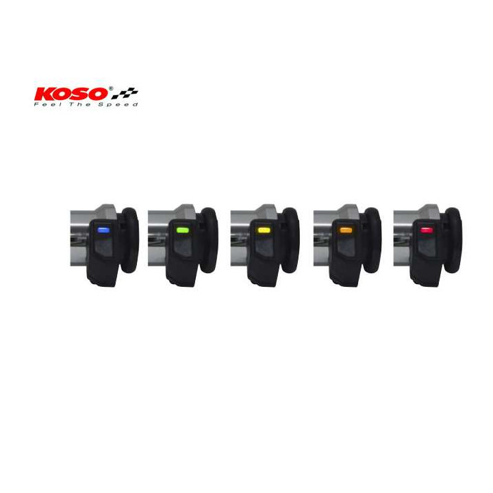 Poignées chauffantes KOSO Titan-X pour Harley Davidson Cable Throttle 125/25mm