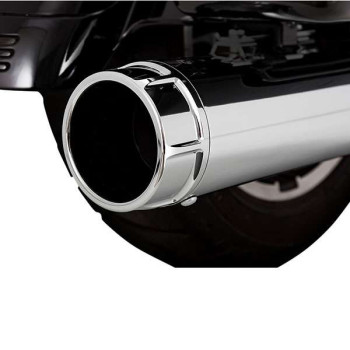 Muffler Vance &amp- Hines TORQUER 450 CHROME (16674) Harley TOURING 17-