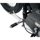 Commandes avancées +2 pouces Drag Specialties Noir Harley SPORTSTER 04-13