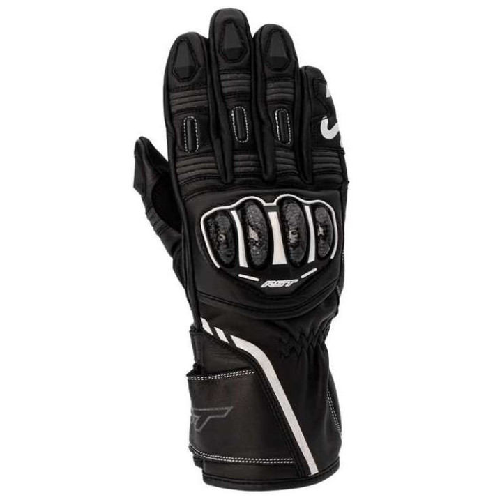 RST S-1 Women's Motorcycle Gloves BLACK/WHITE