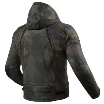 Motorcycle jacket Rev'it FLARE 2 CAMO DARK GREEN