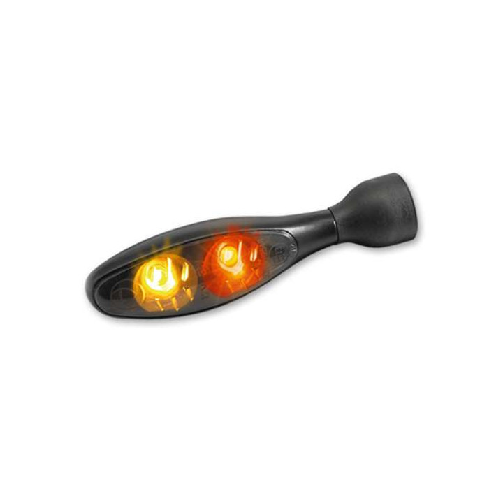 Clignotant homologué 3 en 1 Kellermann MICRO DF 1000 DARK
