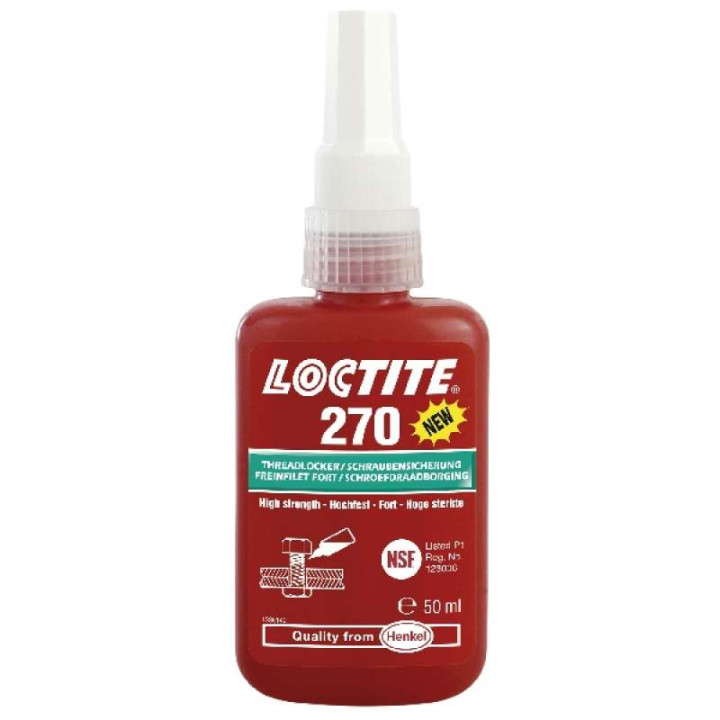 LOCTITE 270 heavy-duty threadlocker 50ml green