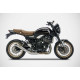 Silencieux homologué Euro 4 Zard INOX Kawasaki Z900 RS