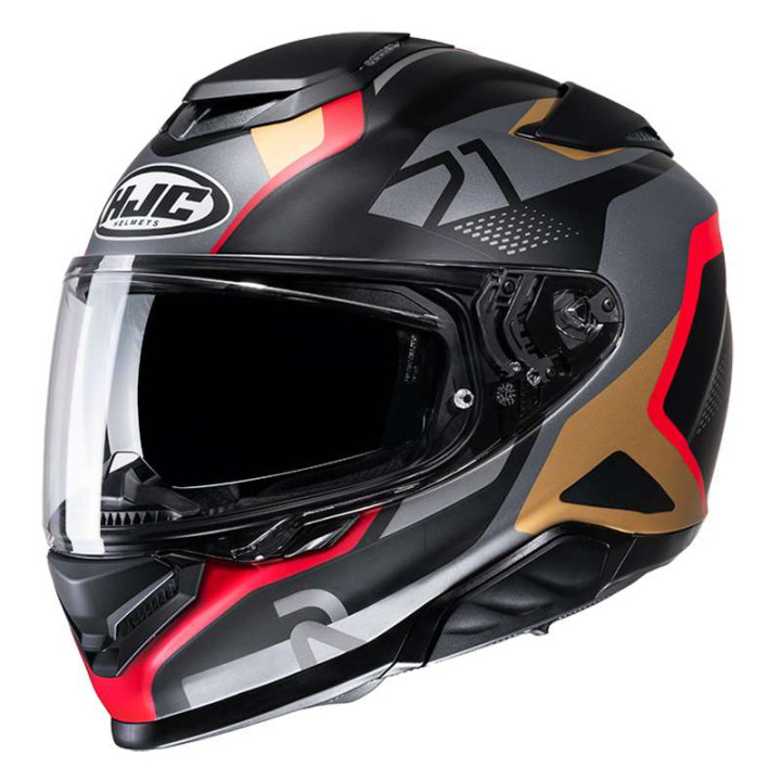 Casque moto HJC RPHA 71 HAPEL ROUGE/MARRON