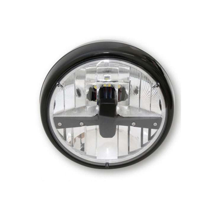 7-inch LED motorcycle headlight HIGHSIDER RENO Type 3 Black