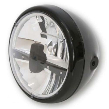 7-inch LED motorcycle headlight HIGHSIDER RENO Type 3 Black