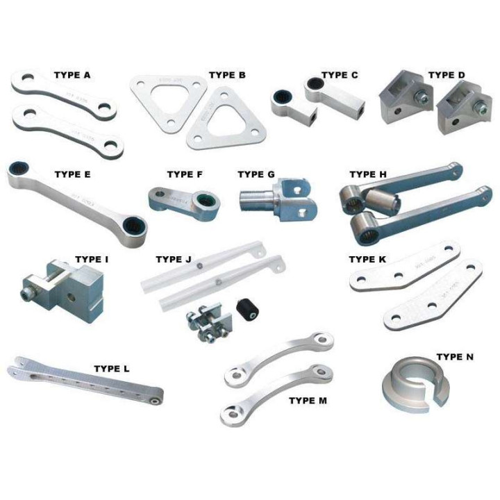 Kit rabaissement moto MFW -25mm BMW F650CS 03-07 
