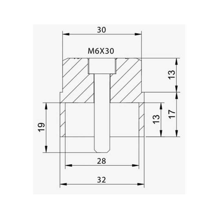 TRIUMPH mirror to handlebar adapter (9500N) TRIUMPH mirror to handlebar adapter (9500N)