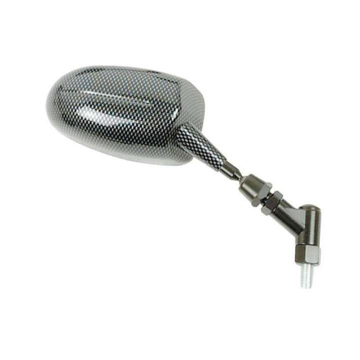 Rétroviseur moto droit Vparts F1 Ovale carbone