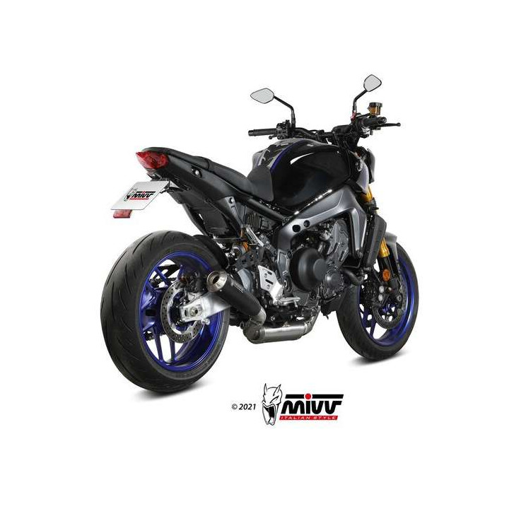 Complete line Mivv X-M1 Inox black (Y.066.LC4B) Yamaha MT-09 21-