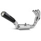 Complete line Mivv X-M1 Inox black (Y.066.LC4B) Yamaha MT-09 21-