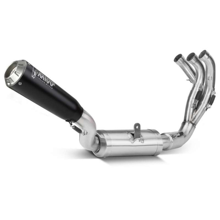Complete line Mivv X-M1 Inox black (Y.066.LC4B) Yamaha MT-09 21-
