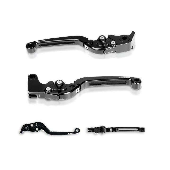 Leviers frein et embrayage Barracuda Trident 660, Street Twin, Street Triple 765 Leviers frein et embrayage Barracuda Trident 660, Street Twin, Street Triple 765