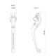Leviers frein et embrayage Barracuda Trident 660, Street Twin, Street Triple 765 Leviers frein et embrayage Barracuda Trident 660, Street Twin, Street Triple 765