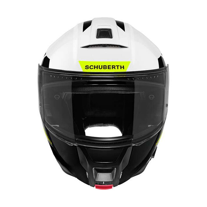 Casque moto modulable Schuberth C5 Eclipse Jaune