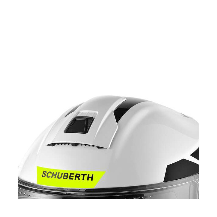 Casque moto modulable Schuberth C5 Eclipse Jaune