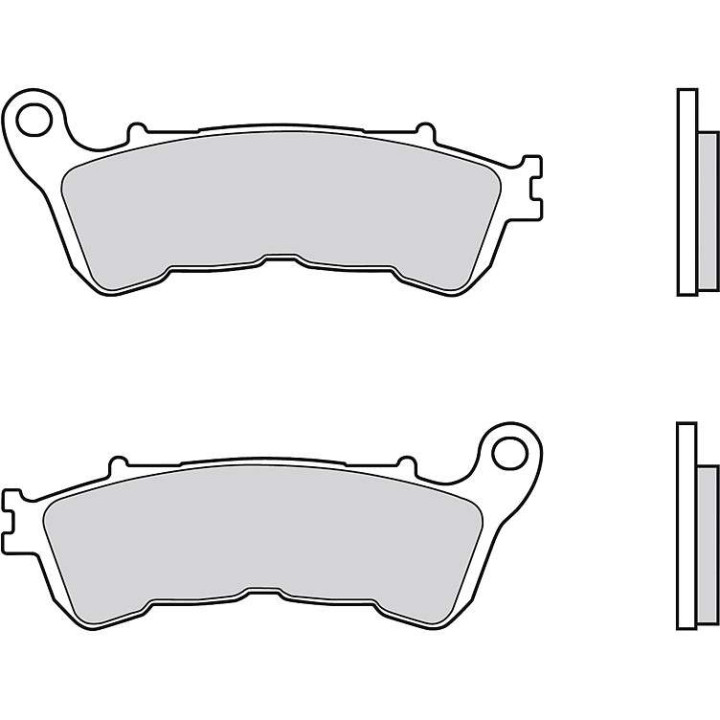 Motorcycle brake pads sinter Brembo 07HO57SA
