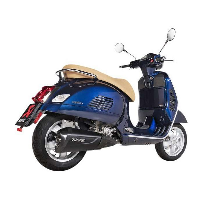 Silencieux homologué Akrapovic Inox Piaggio Vespa GTS 300 (S-VE3SO10-HZDFBL)
