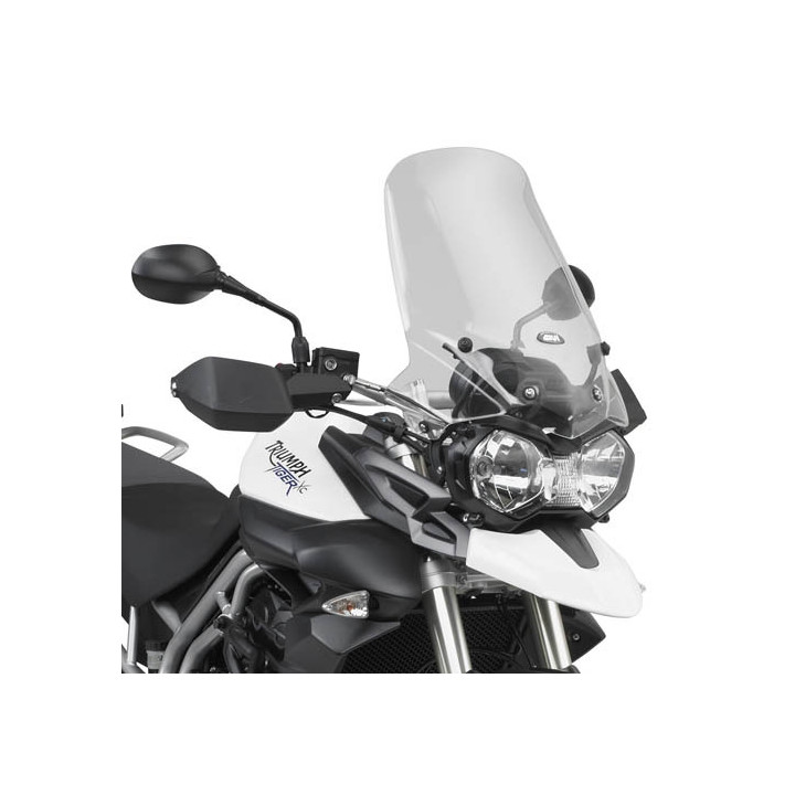 Bulle incolore +17cm Givi (6401DT+D6401KIT) Triumph Tiger 800/800XC