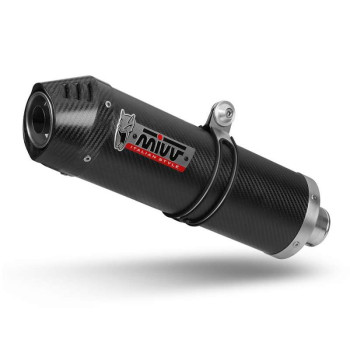 Mivv OVAL Carbon approved muffler (T.017.LEC) Triumph Tiger 1050 Sport