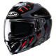 Casque moto HJC I71 SIMO NOIR/ROUGE