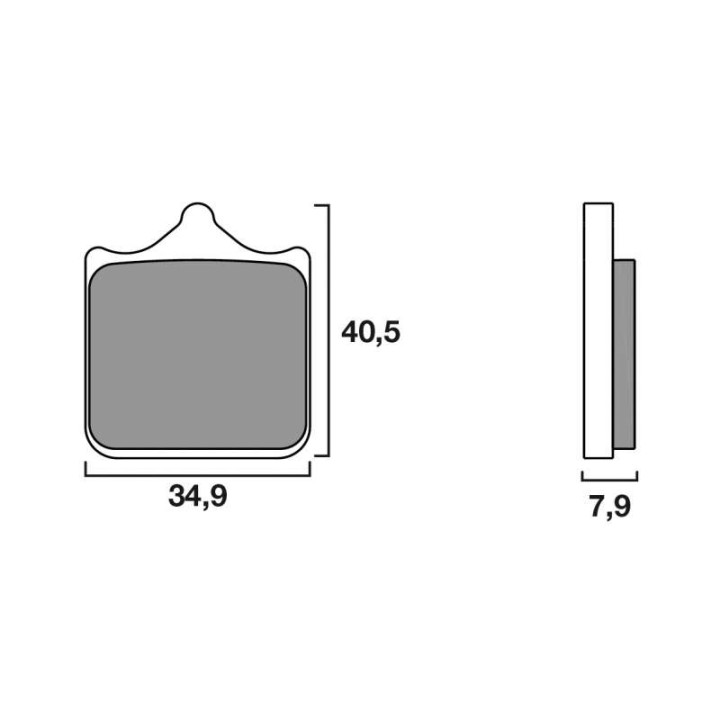 Racing carbon brake pads Brembo 07BB33RC BMW S1000R/S1000RR