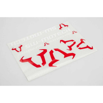 Set de stickers SW-Motech 310x260mm BLANC