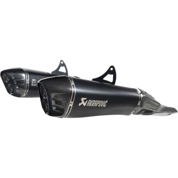 AKRAPOVIC Titanium-approved muffler Suzuki GSX1340R Hayabusa (S-S13SO4-HRAATBL)