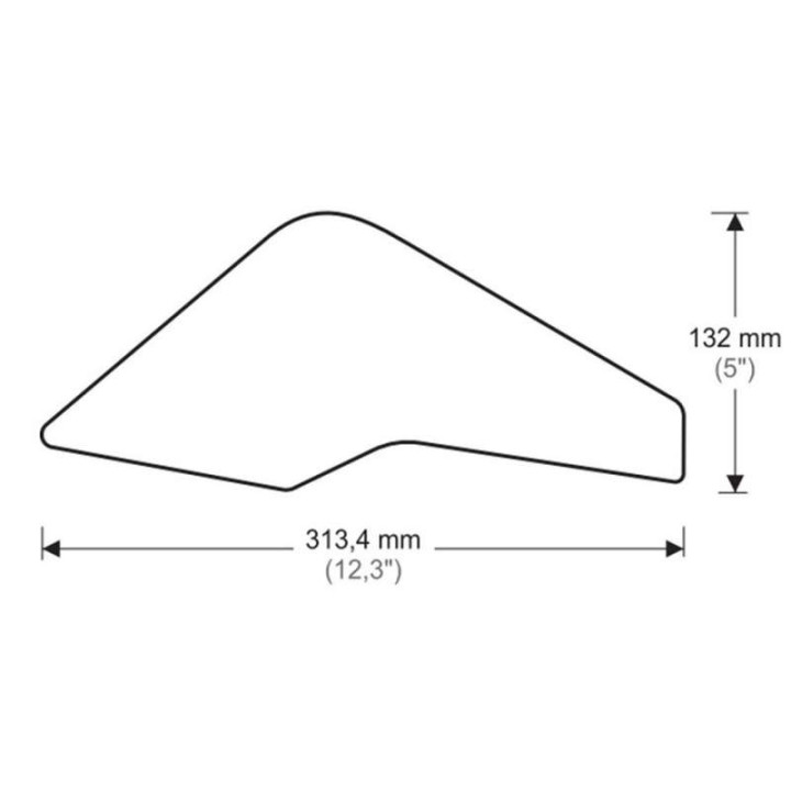 Protections latérales de réservoir ONEDESIGN Yamah MT-09 TRACER